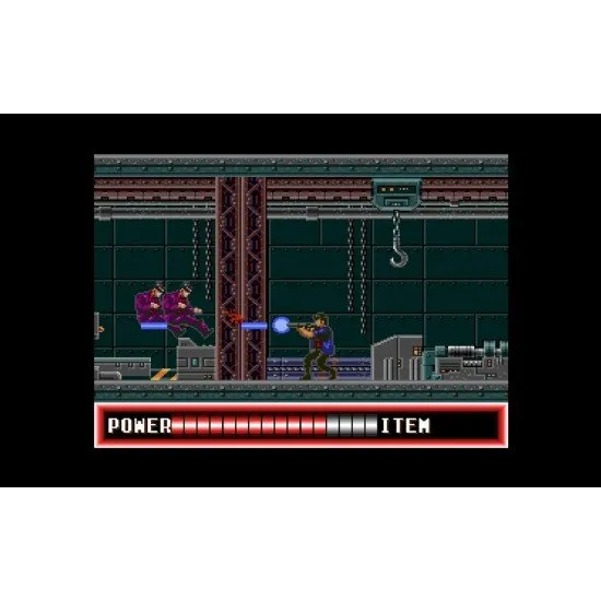 A Nintendo Switch game case featuring sleek retro anime artwork of the charismatic sweeper Ryo Saeba holding his signature revolver against a neon Tokyo backdrop