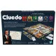 Cluedo Classic murder mystery board game box featuring Tudor Mansion artwork and six iconic suspect characters