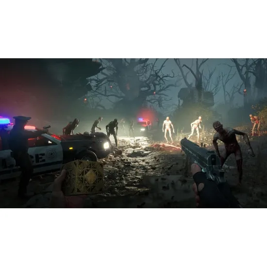 An Xbox Series X game case showing Aidan raising a metallic puzzle box against a horde of advancing flesh-searing cultists in a dimly lit chamber