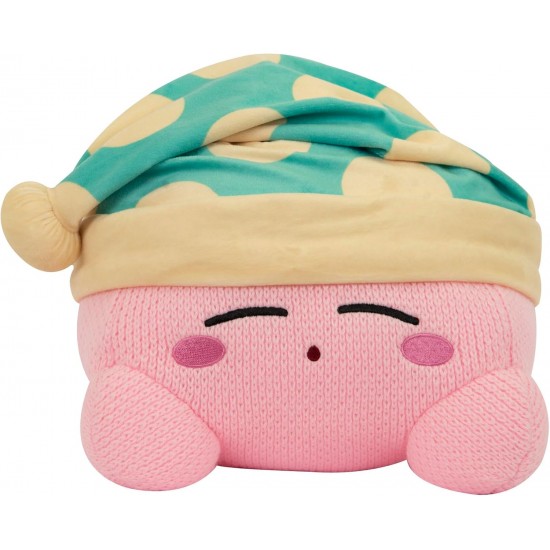 Kirby Mocchi Mocchi Nuiguru-Knit Sleeping Plush