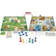 Cluedo Junior board game box featuring kid-friendly Clue characters and double-sided mystery gameboard design