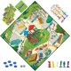 Cluedo Junior board game box featuring kid-friendly Clue characters and double-sided mystery gameboard design
