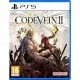 Code Vein II PS5 box art showing the Revenant Hunter protagonist and the girl Lou with time manipulation powers in a grim, post-apocalyptic setting