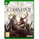 Code Vein II Xbox Series X box art showing the Revenant Hunter protagonist and the girl Lou with time manipulation powers in a grim, post-apocalyptic setting