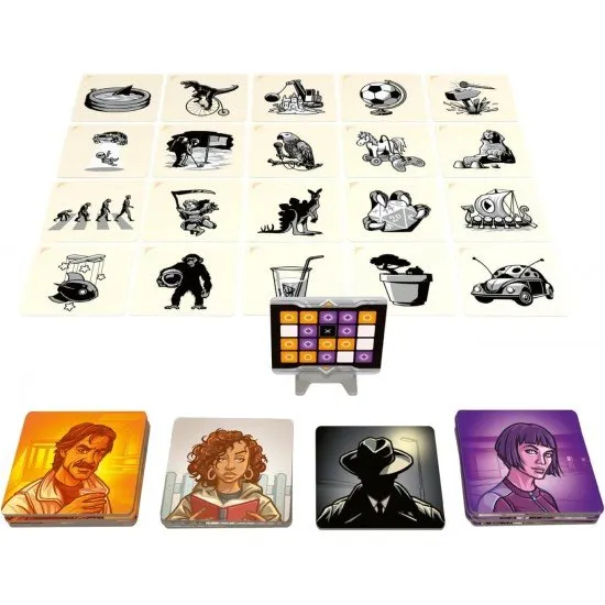 Codenames Pictures (2025) edition board game box with bold new box design and refreshed spy artwork