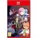 A Nintendo Switch 2 game case displaying a vibrant neon lit Tokyo coffee shop front where human and mythical creature silhouettes gather under a starry night sky