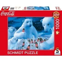 Schmidt Coca Cola: Polar Bears Jigsaw Puzzle - 1000 Pieces Schmidt Coca Cola: Polar Bears Jigsaw Puzzle - 1000 Pieces