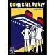 Come Sail Away! board game box featuring brightly illustrated luxury cruise ship artwork