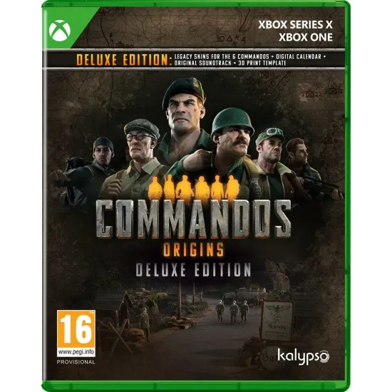 Commandos Origins Deluxe Edition Xbox cover art