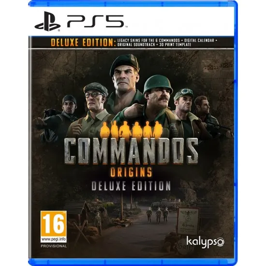 Commandos Origins Deluxe Edition PS5 cover art