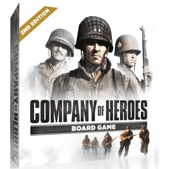 Company of Heroes Board Game 2nd Edition box set with miniatures and tactical map