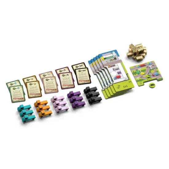 More Containers expansion box for Container board game featuring new module artwork and luxury gold container design