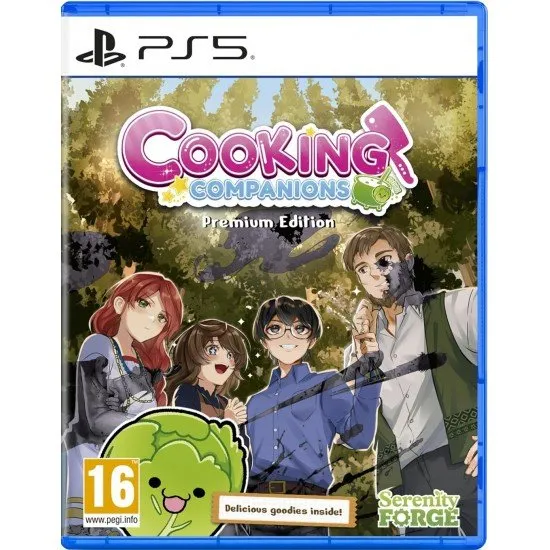 Cooking Companions Premium Edition video game cover art showing the adorable yet disturbing characters (Chompettes) in a kitchen setting (PS5)