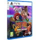 PlayStation 5 game case for Cotton Reboot High Tension showing the witch Cotton and Silk battling giant rebellious Willow candy enemies