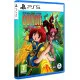PlayStation 5 game case for Cotton Reboot showing the witch Cotton riding her broomstick with Willow candy in hand