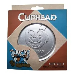 Cuphead Metal Coasters