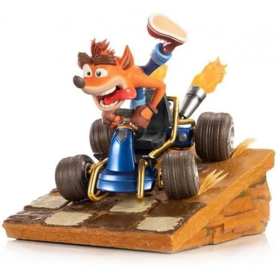 Crash Team Racing Nitro-Fueled Resin Statue - Crash In Kart