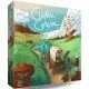 Creature Caravan board game box art featuring a colourful caravan of animals and mythical creatures traveling through a desert landscape
