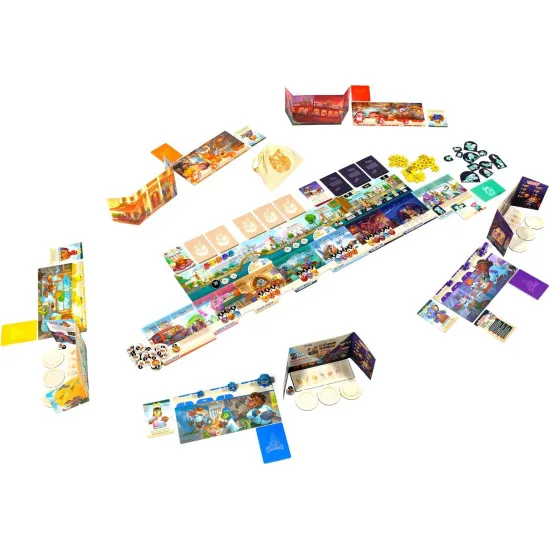 Critter Kitchen Board Game featuring restaurant-themed strategy gameplay for 1 to 5 players