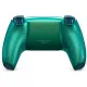 PS5 DualSense Wireless Controller Chroma Teal iridescent colour-shifting green edition front view showing shimmer effect