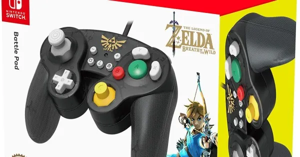 Switch Hori Battle Pad Zelda Itemdrop
