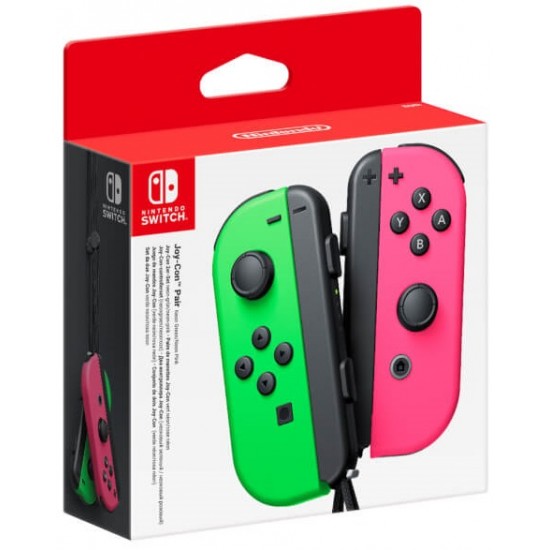 Switch Joy-Con Controllers - Neon Green/Neon Pink