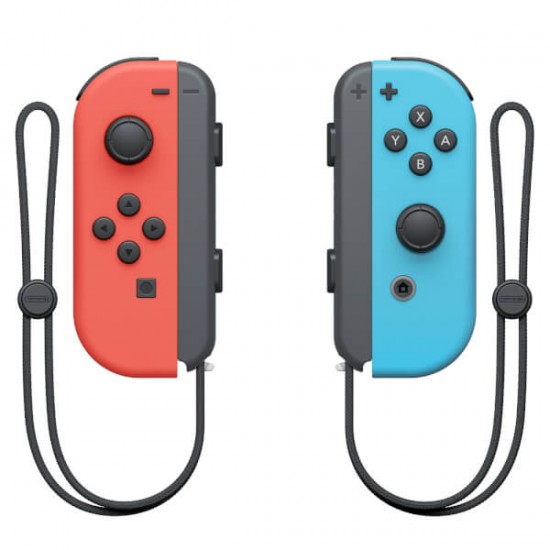 Switch Joy-Con Controllers - Neon Red/Neon Blue