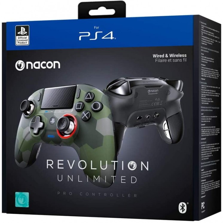 Ps4 Nacon Revolution Unlimited Pro Camo Green