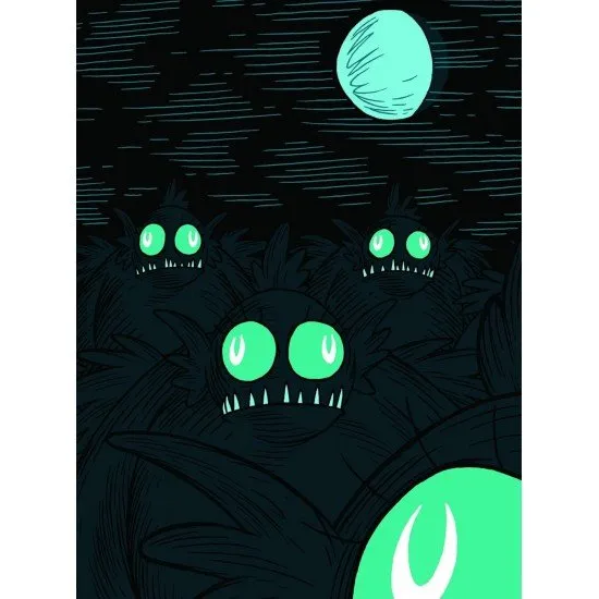 H.P. Lovecraft's Dagon for Beginning Readers book cover showing a whimsical, dark illustration of the sailor and the monstrous creature