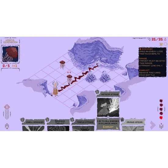 Death Howl PS5 game box featuring Ro the hunter and eerie spirits in a dark pixel-art world