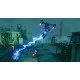 Crypto-137 standing over a panicked 1950s town while wielding a zap-o-matic and a jetpack