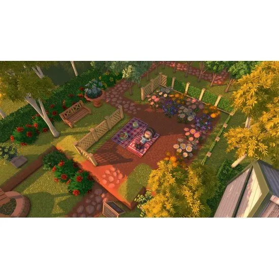 Dinkum Day-1 Edition Nintendo Switch game cover art showing a character in the Australian outback setting with farm animals and a town in the background