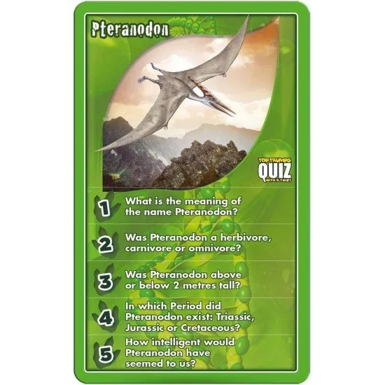Top Trumps Quiz Dinosaurs Top Trumps Quiz Dinosaurs