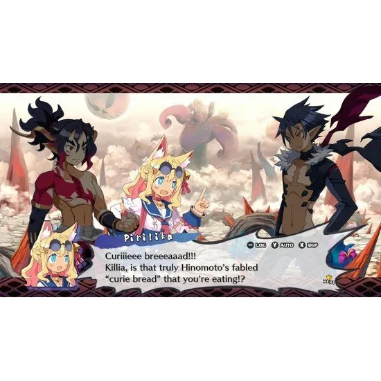 The box art for Disgaea 7 Complete - Deluxe Edition on Nintendo Switch 2, showing the protagonist Fuji and the demon Pirilika with their swords.