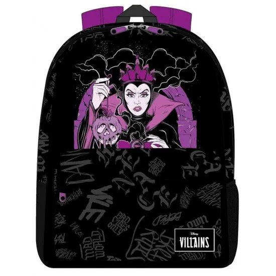 Disney Villains Backpack featuring Queen Grimhilde (The Evil Queen from Snow White) with a dramatic design