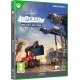 Xbox Series X game case for Docked Deluxe Edition displaying shipping containers, forklifts, and harbour cranes