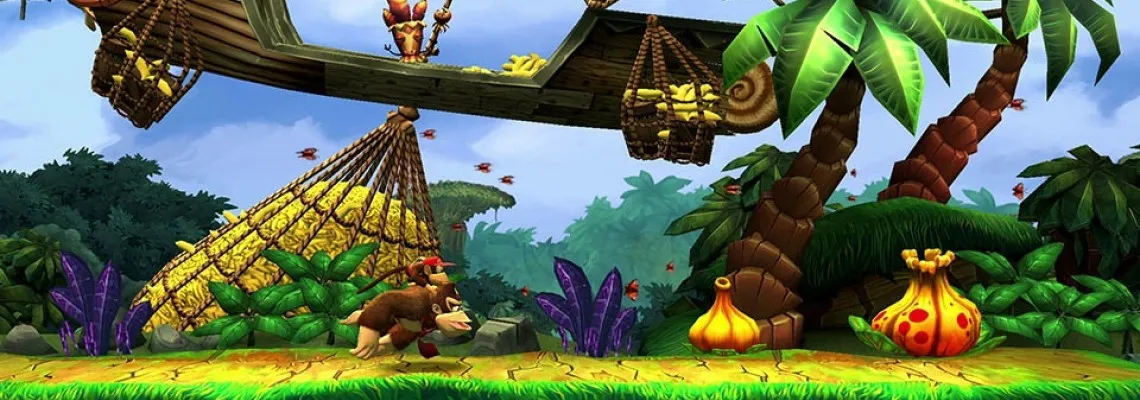 Swing into Adventure: Donkey Kong Country Returns HD for Switch!