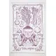 Dragon Age Kitchen Towels 3-Pack officially licensed flat lay showing three illustrated towels in gold purple and red Dragon Age artwork
