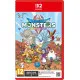 A Nintendo Switch 2 game case displaying crisp, high-definition anime character models standing amidst a beautifully blooming meadow surrounded by fantastical beasts