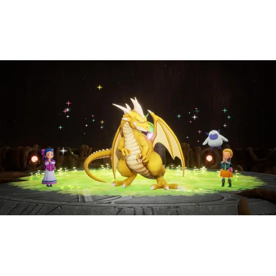 A Nintendo Switch 2 game case displaying crisp, high-definition anime character models standing amidst a beautifully blooming meadow surrounded by fantastical beasts