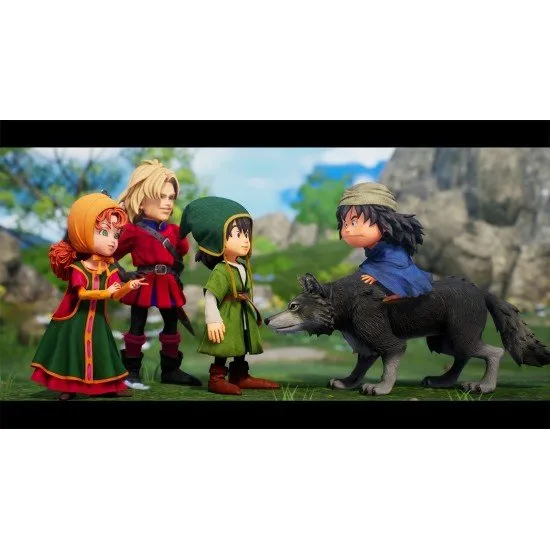 Dragon Quest VII Reimagined game cover showing the main character and companions in the new diorama art style for Xbox Series X