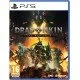 Dragonkin The Banished PS5 The box art for the game Dragonkin: The Banished on PS5, showing a hero wielding a fiery lance, ready to face a dragon.