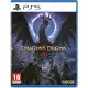 PlayStation 5 game case for Dragons Dogma II: Dark Arisen showing an Arisen and Pawns battling dark fantasy creatures in a snowy landscape