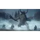 PlayStation 5 game case for Dragons Dogma II: Dark Arisen showing an Arisen and Pawns battling dark fantasy creatures in a snowy landscape