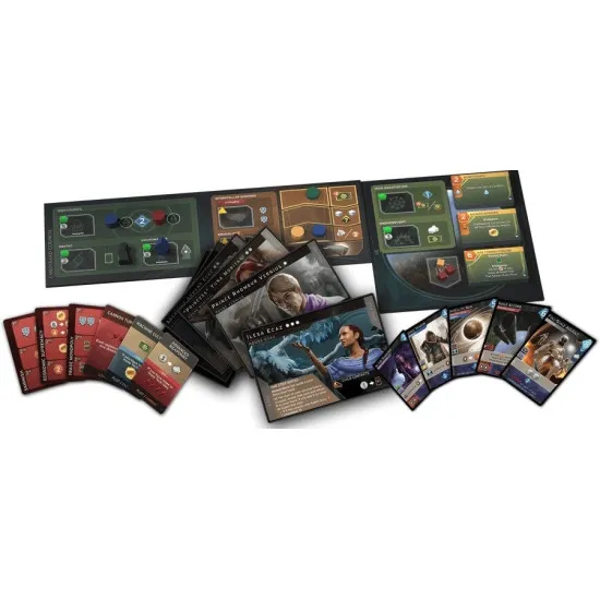 Dune Imperium Rise of Ix expansion box featuring Ixian technology new Great Houses and dreadnought artwork