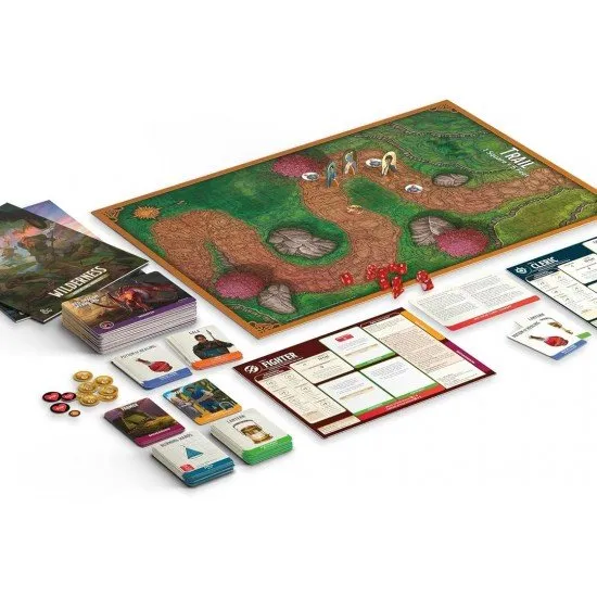 Dungeons & Dragons Starter Set Heroes of the Borderlands Wizards of the Coast Dungeons & Dragons Starter Set Heroes of the Borderlands box art showing adventurers fighting a monster in a fantasy landscape