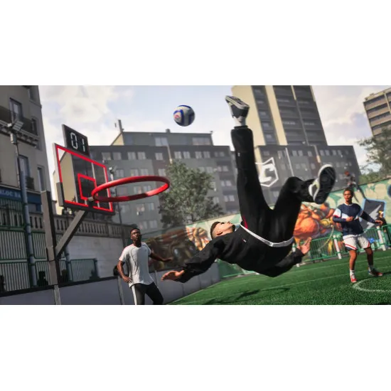 EA SPORTS FC 27 Xbox game case featuring action artwork and next-gen football features