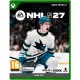 Xbox Series X game case for EA SPORTS NHL 27 showing ice hockey players competing in a packed arena