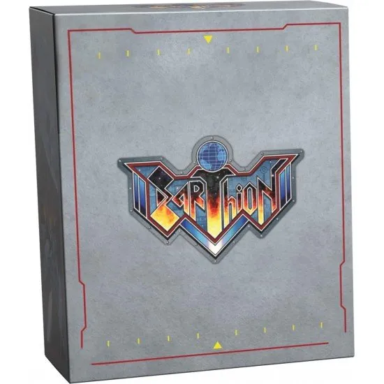 Earthion Deluxe Edition PS5 box set showing the Special Box, Original Soundtrack CD, game, and poster