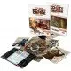 The box art for the Star Wars Edge of the Empire RPG Beginner Game, showing a group of heroes on the run from an Imperial Star Destroyer in a gritty, stylized art style.